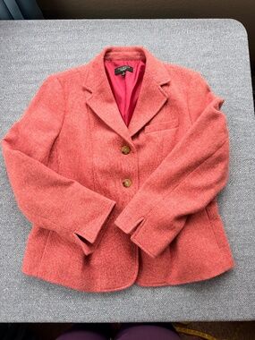 TALBOTS Pink Wool Blazer